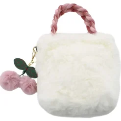 a little obsessed Plush Bag With Braided Handle