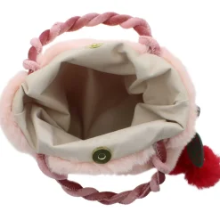 a little obsessed Plush Bag With Braided Handle