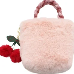 a little obsessed Plush Bag With Braided Handle