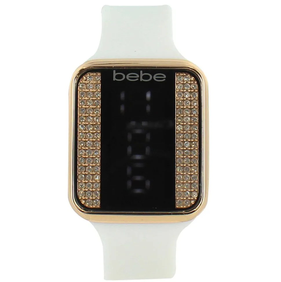 bebe Digital Touch Watch With Stackable Bracelets