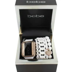 bebe Digital Touch Watch With Stackable Bracelets