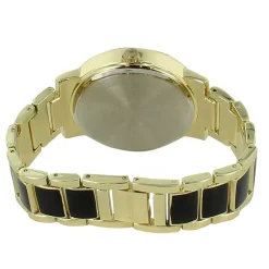 bebe Enameled Watch With Coordinating Bangles