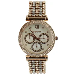 bebe Faux-Diamond Watch