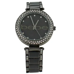 bebe Faux-Diamond Watch And Bangle Set