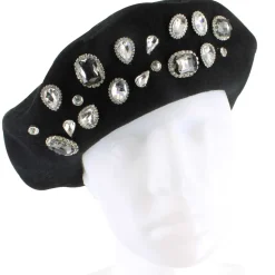 Couture Gems Faux-Jewel Beret
