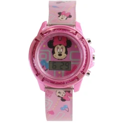Disney Minnie Mouse Flashing Watch And Bracelets