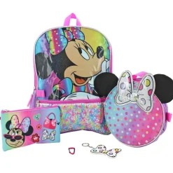 Disney Minnie Mouse 5-Piece Backpack Set