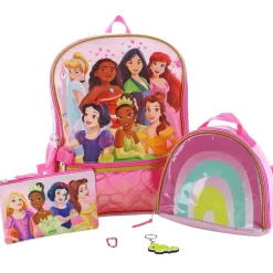 Disney Princess 5-Piece Backpack Set