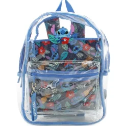 Disney Stitch Clear Backpack With Laptop Case