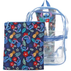 Disney Stitch Clear Backpack With Laptop Case