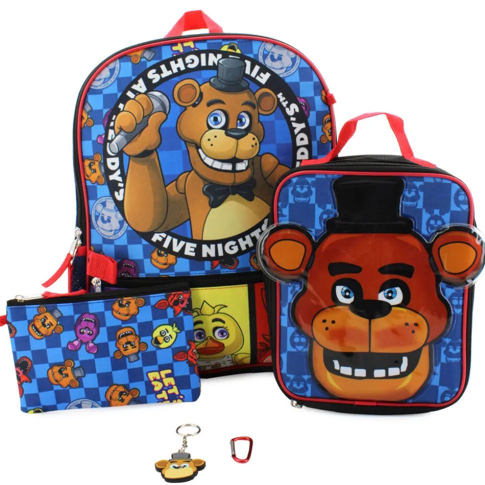 Five Nights At Freddy's 5-Piece Backpack Set