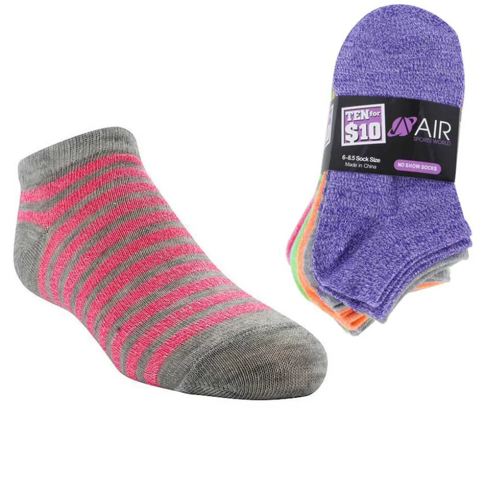 Girls' Air Sports World Striped And Marled
