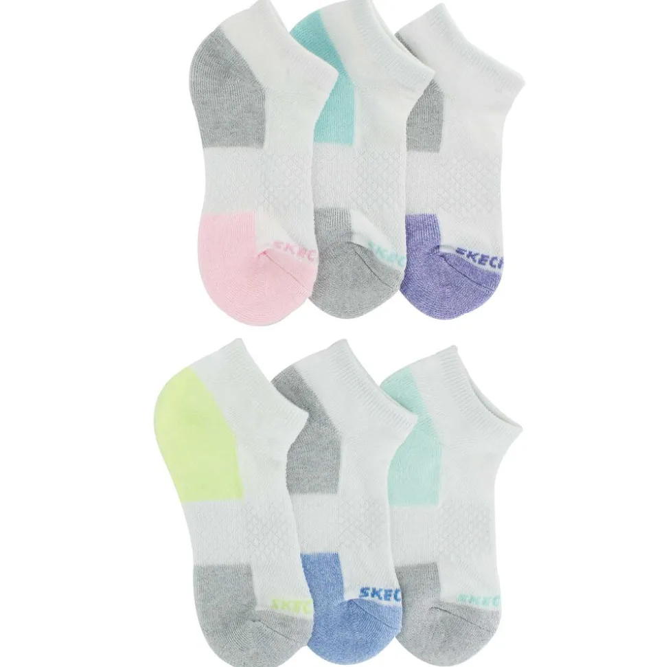 Girls' Skechers Low-Cut 6-Pair Pack