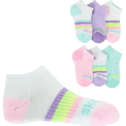 Girls' Skechers Low-Cut 6-Pair Pack