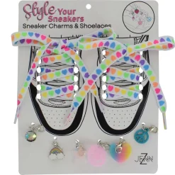 Heart-Themed Sneaker Charms & Shoelaces