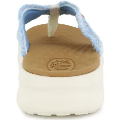 HEYDUDE Tide Flip Denim Stars