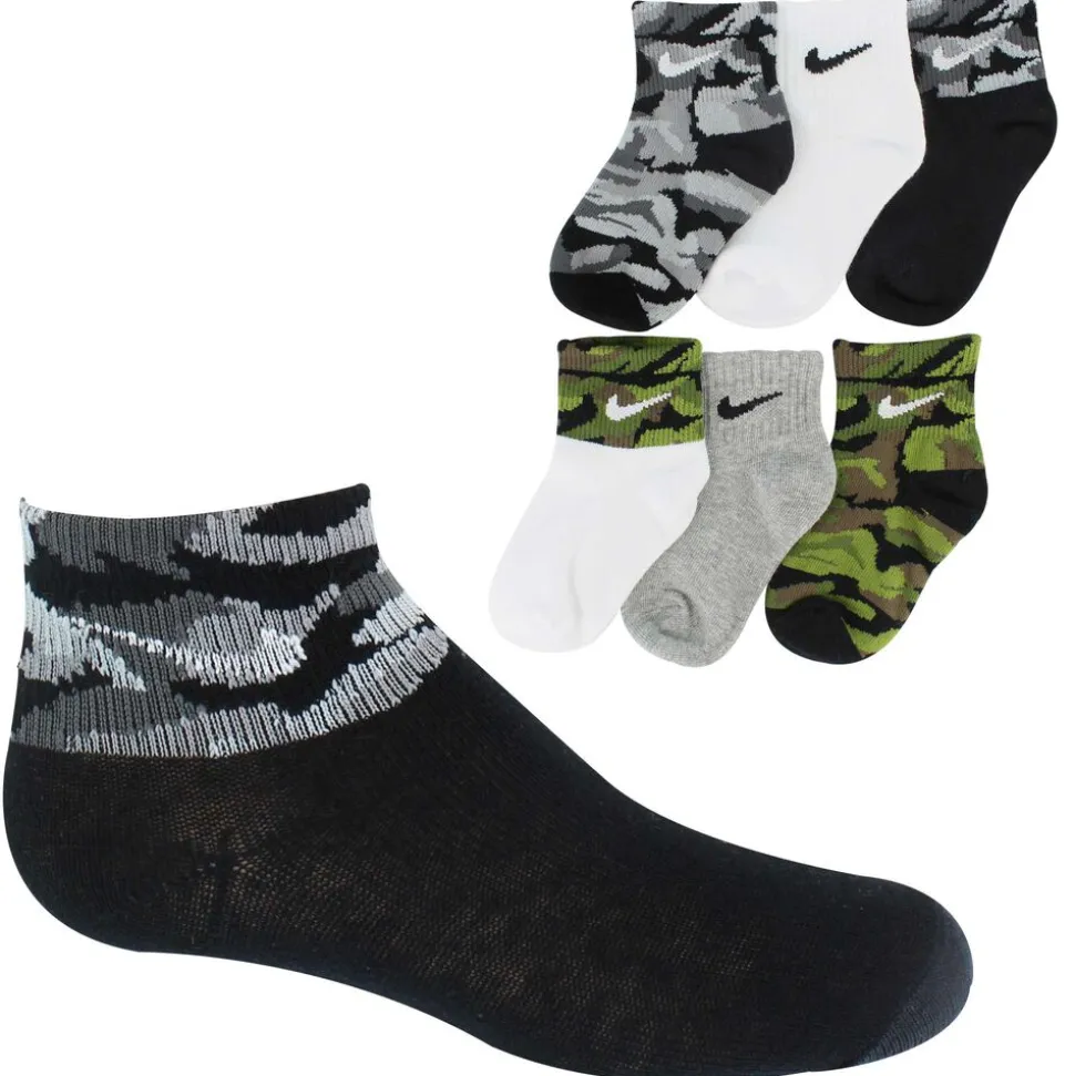 Infant Boys' Nike Camo Crew 6-Pair Pack