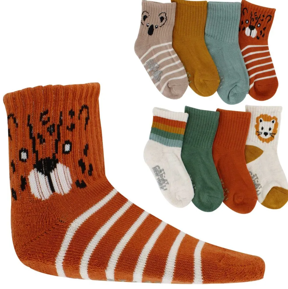 Infants' Capelli Safari Crew 8-Pair Pack