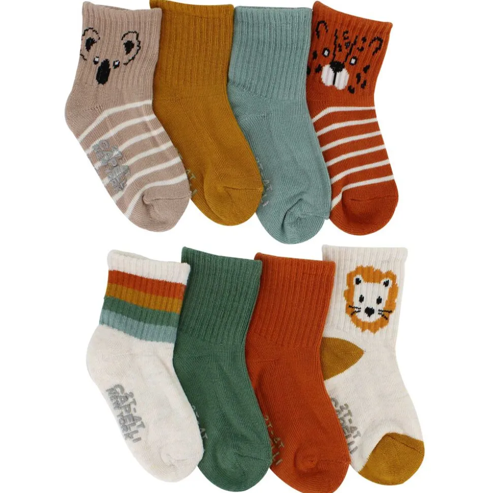 Infants' Capelli Safari Crew 8-Pair Pack