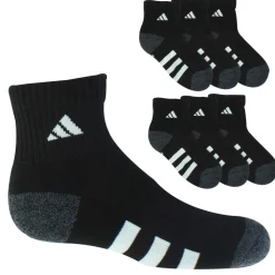 Kids' adidas Cushioned Quarter 6-Pair Pack