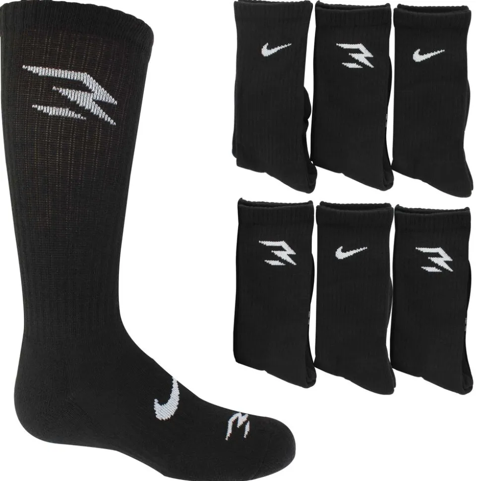 Kids' Nike 3Brand By Russell Wilson Crew 6 Pairs