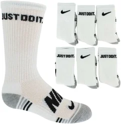 Kids' Nike Cushioned Crew 6-Pair Pack