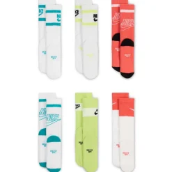 Kids' Nike Cushioned Crew SIZE 3Y-5Y 6-PAIR PACK