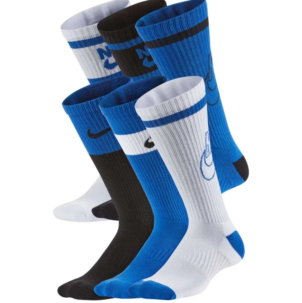 Kids' Nike Cushioned Crew SIZE 3Y-5Y 6-PAIR PACK