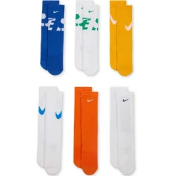 Kids' Nike Everyday Cushioned Crew 6-Pair Pack