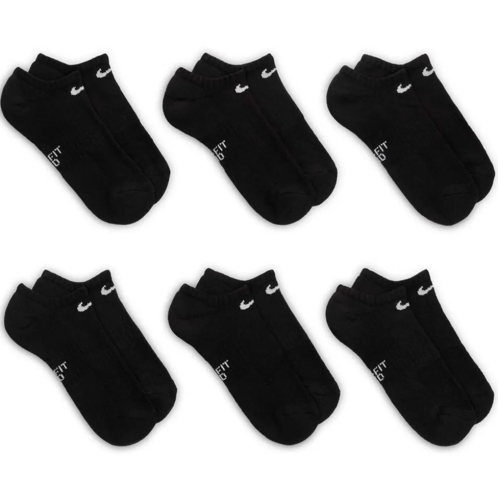 Kids' Nike Everyday Cushioned No-Show 6-Pair Pack