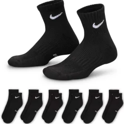 Kids' Nike Everyday Cushioned Ankle 6-Pair Pack