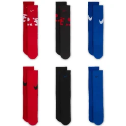 Kids' Nike Everyday Cushioned Crew 6-Pair Pack