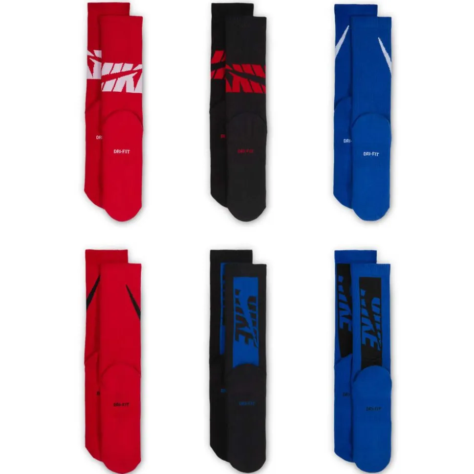 Kids' Nike Everyday Cushioned Crew 6-Pair Pack