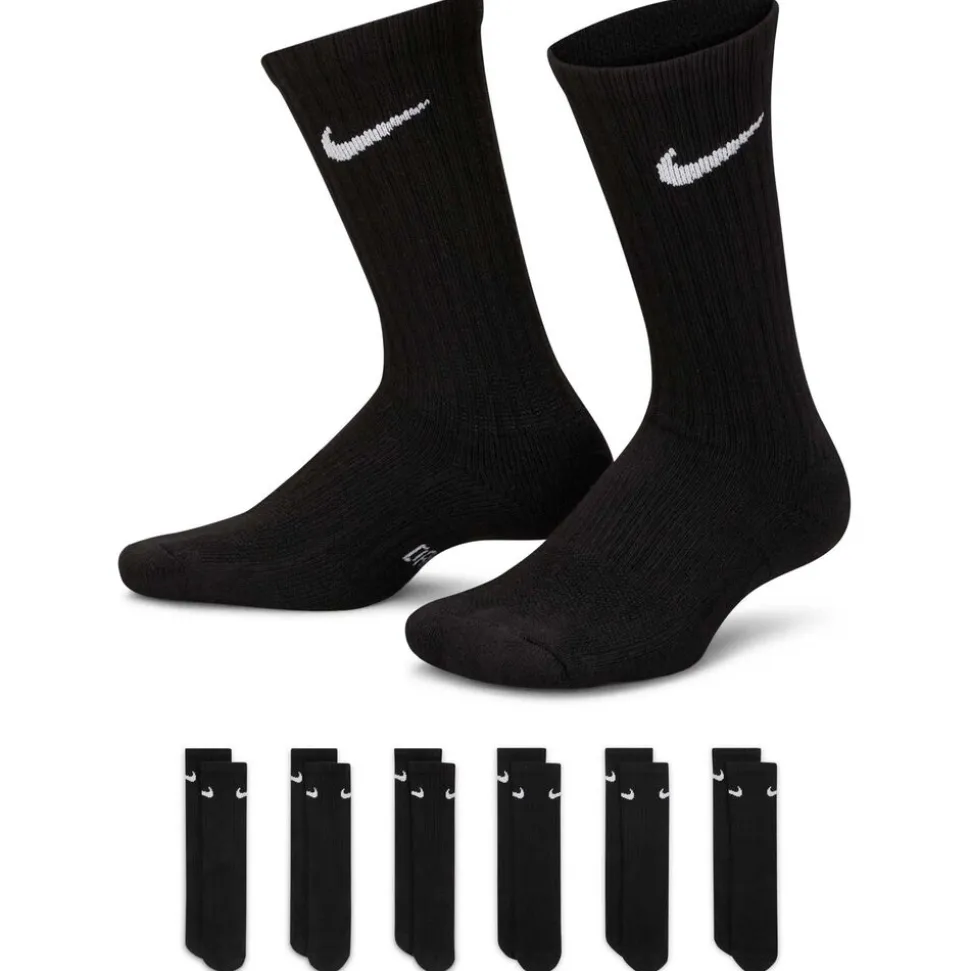 Kids' Nike Everyday Cushioned Crew 6-Pair Pack