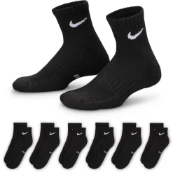 Kids' Nike Everyday Cushioned Ankle 6-Pair Pack