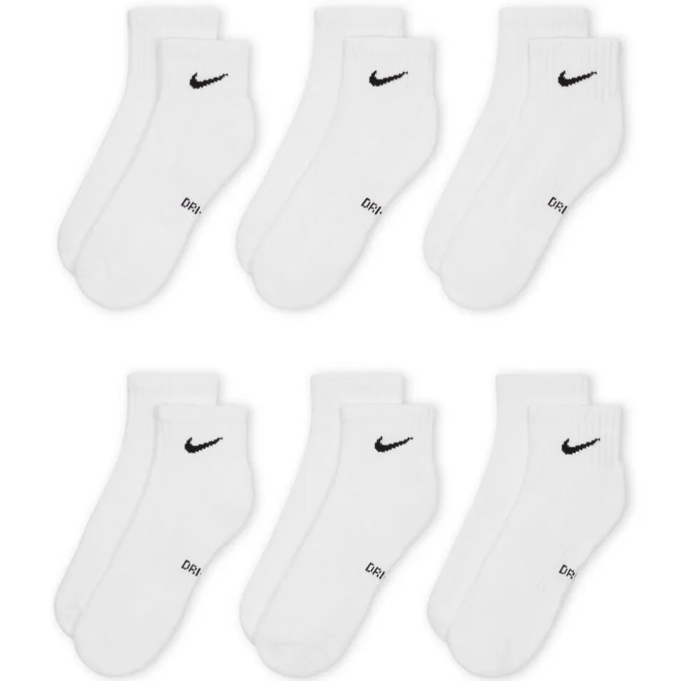 Kids' Nike Everyday Cushioned Ankle 6-Pair Pack