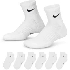 Kids' Nike Everyday Cushioned Ankle 6-Pair Pack