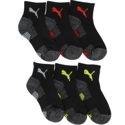 Kids' PUMA Premium Quarter Crew Sock 6-Pair Pack