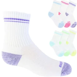 Kids' Skechers Low Crew 6-Pair Pack