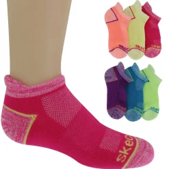 Kids' Skechers Low-Cut With Padded Tab 6-Pair Pack