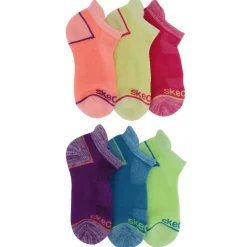 Kids' Skechers Low-Cut With Padded Tab 6-Pair Pack