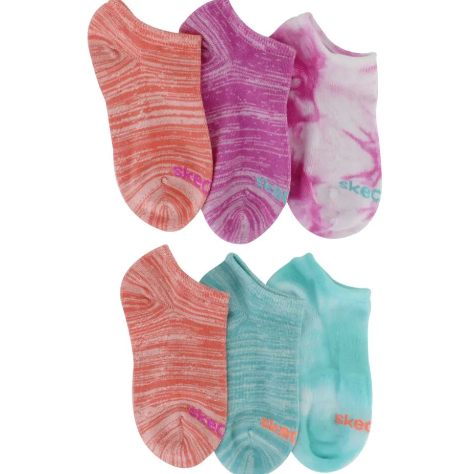 Kids' Skechers No-Show 6-Pair Pack
