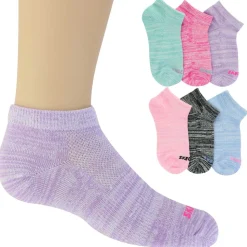 Kids' Skechers Super Soft Low-Cut 6-Pair Pack