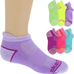 Kids' Skechers Super Soft Low-Cut 6-Pair Pack