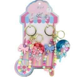 Lollipop Liquid Shaker Keychains 2-Pack