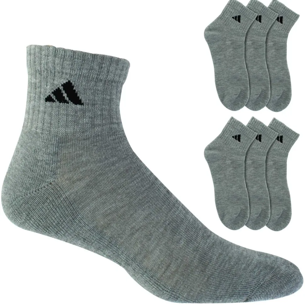 Men's adidas Cushioned Quarter 6-Pair Pack