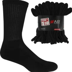 Men's Air Sports World Crew 10 For $10