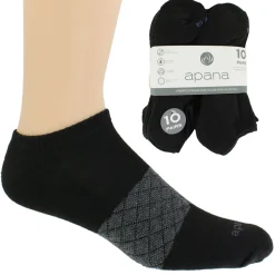 Men's apana Cushioned No-Show 10 For $10