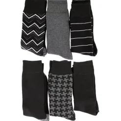 Men's BRUNO MAGLI Fine Gauge Crew 6-Pair Pack