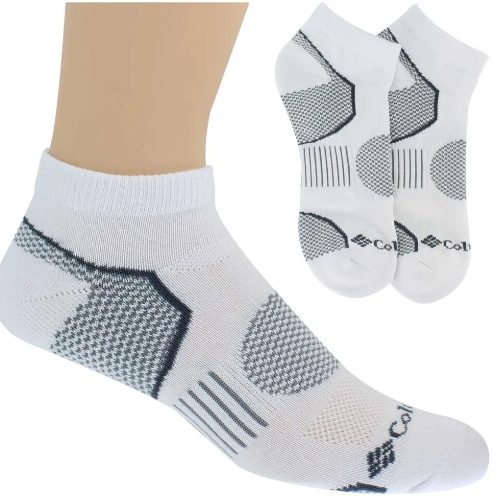 Men's Columbia Balance Point No-Show 2-Pair Pack